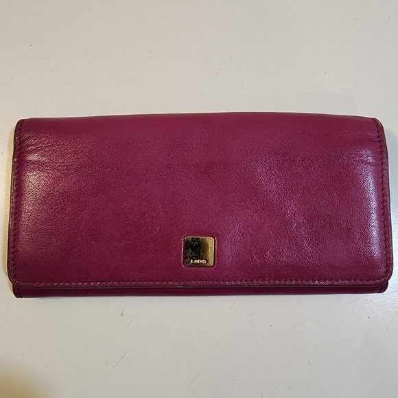 LODIS Pink Fuschia leather wallet - Picture 10 of 10